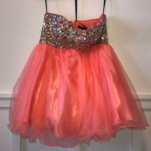 Coral Prom/Homecoming Dress